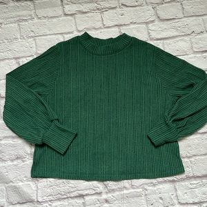 Lush green soft sweater
